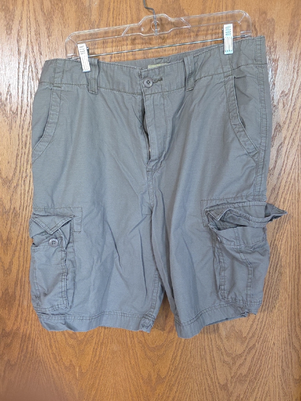 #15 Sonoma Olive Gray Men's Cargo Shorts Sz36